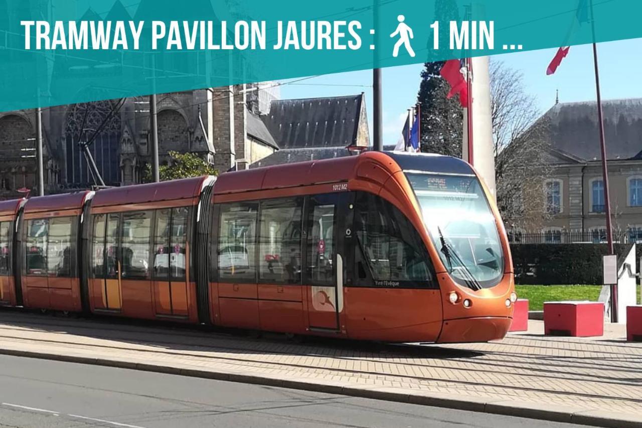 Tramway 8 Jaures Cosy Proche Gare Le Mans Exterior foto